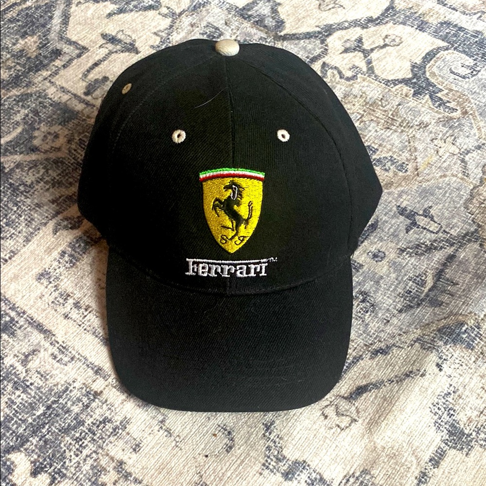 Ferrari Black Cap with Logo